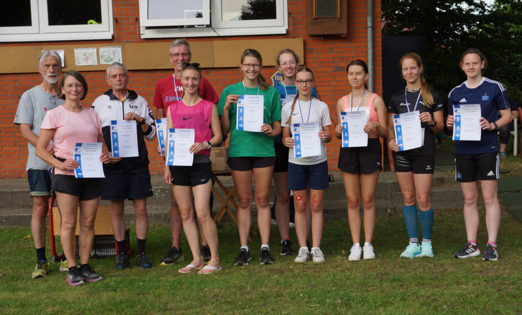 KM über 5 und 10 km beim 21. Wiesenlauf in Klein Meckelsen