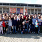 Die Gruppe des KLV Rotenburg in Berlin bei der Leichtathletik-EM