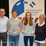 Die Gewinner des Sparkassenpokals: Jannik Dohrmann und Nele Müller