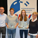 Die Gewinner des Sparkassenpokals: Jannik Dohrmann und Nele Müller